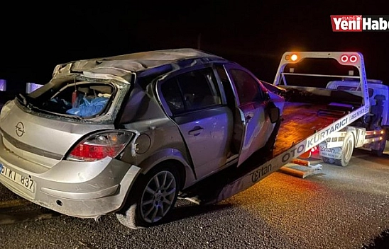 Elazığ'da Trafik Kazası : 1 Yaralı!