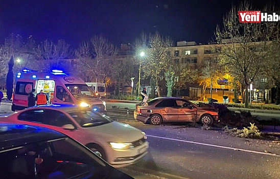Elazığ'da Trafik Kazası!