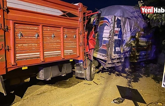 Elazığ'da Transitle Kamyon Çarpıştı!