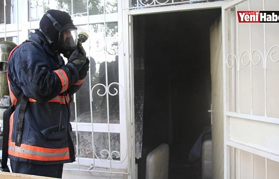 Elazığ'da Yangın, 2 Kişi Dumandan Etkilendi