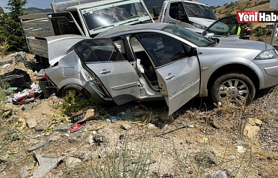 Elazığ Malatya Yolunda Kaza!