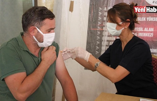 Elazığ OSB'de Aşılama Başladı