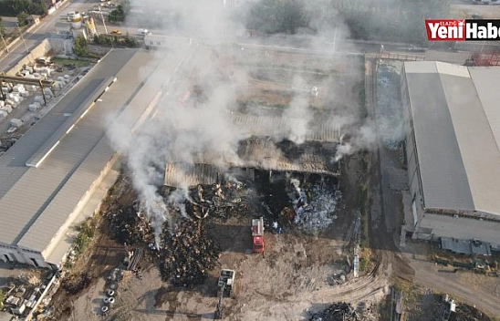 Elazığ OSB'de Çıkan Yangın 8 Saatin Sonunda Kontrol Altına Alındı
