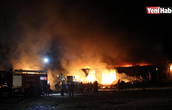 Elazığ OSB'de Yangın!