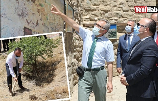 Harput'ta Kazı Sezonunu Vali Erkaya Yırık Başlattı