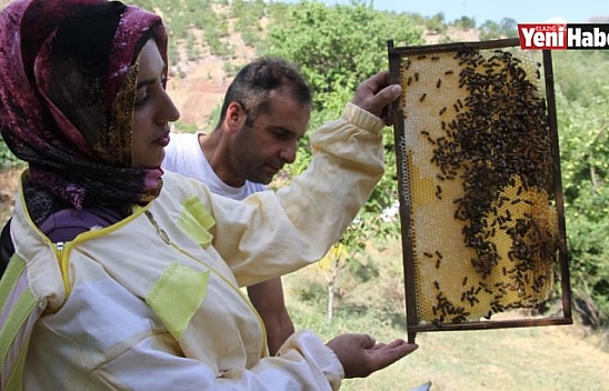 iki Çocuk Annesi 'Ben Yaparım Dedi' Devletten Aldığı Destek İle Arıcı Oldu