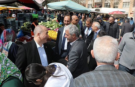 Vali Çarşı-Pazar Gezip Vatandaşı Dinledi