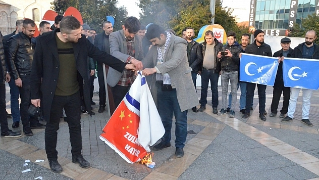 Müslümanlara uygulanan şiddeti protesto ettiler