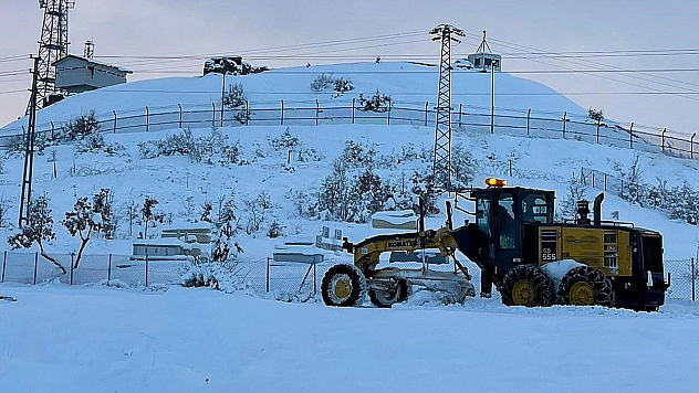 Elazığ'da 536 Köy Yolu Kapalı!