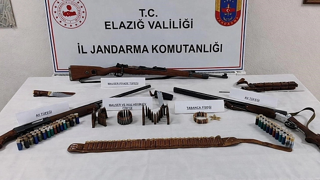 Elazığ'da Kaçak Silah Operasyonu!
