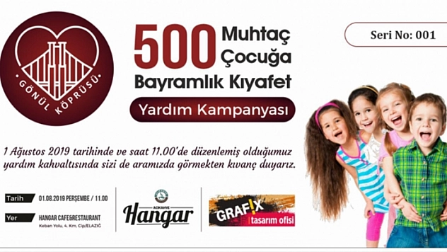 '500 Muhtaç Çocuğa Bayramlık Kıyafet' Projesi