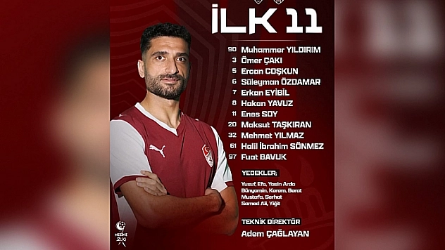 Elazığspor'da İlk 11 Belli Oldu!