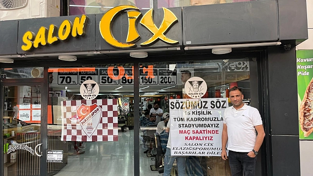 Esnaf'tan Elazığspor'a Destek!