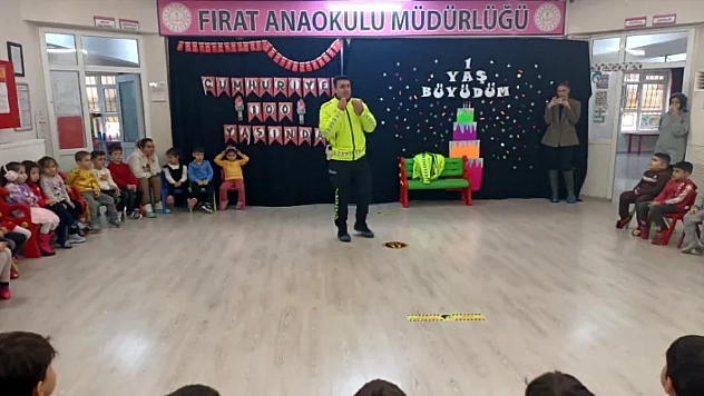 Öğrencilere Trafik Eğitimi Verildi
