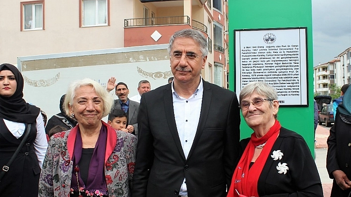 Elazığ'da Canan Karatay'ın ismi parka verildi 