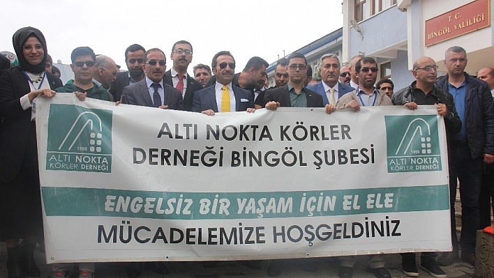 Bingöl'de farkındalık  yürüyüşü 