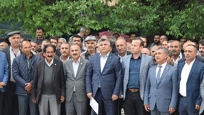 Akçadağ'da STK'lardan ortak tepki 