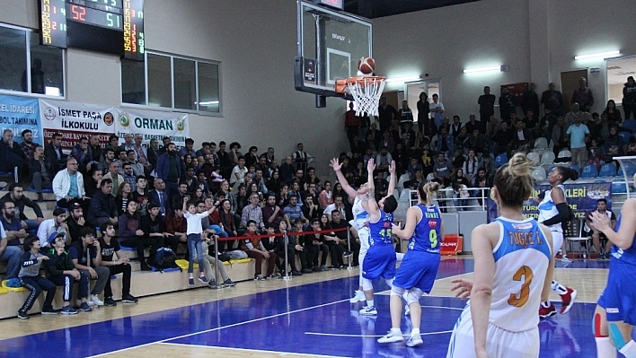 TKBL Play-Off: Elazığ İl Özel İdare: 65 - Edremit Belediye Gürespor: 77
