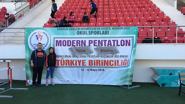 TED öğrencisi Modern Pentatlon'da 8. oldu 