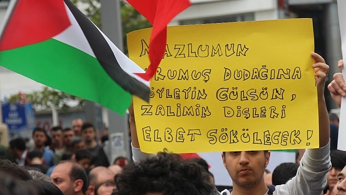 Elazığ'dan ABD ve İsrail'e tepki 