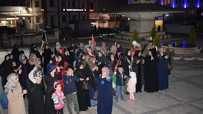 Malatya'da İsrail protesto  edildi 
