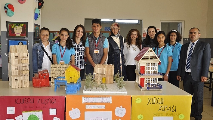 Öğrenciler el becerilerini sergiledi 