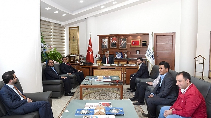 TÜMSİAD yönetiminden Polat'a hayırlı olsun ziyareti 