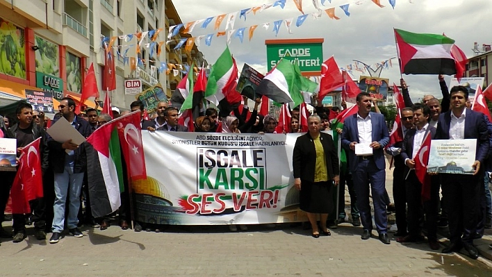 Tunceli'de ABD ve İsrail protesto edildi 
