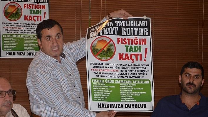 Fıstığa bir boykot da Malatya'dan 