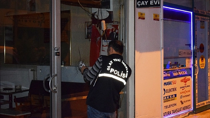 Malatya'da bir iş yeri kurşunlandı 