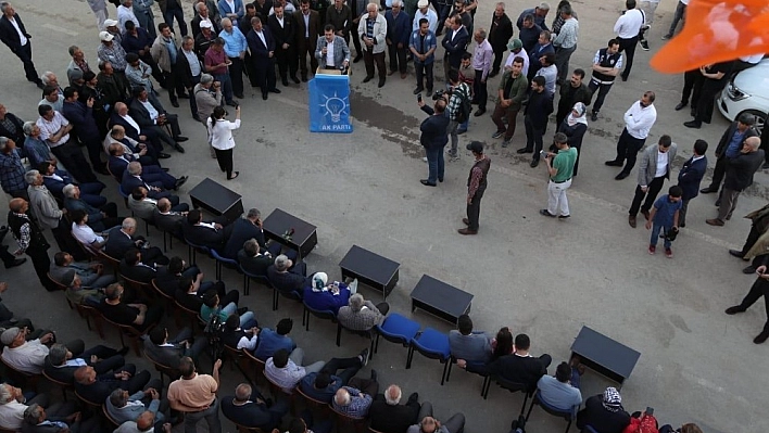AK Parti heyeti Doğanşehir'deydi 