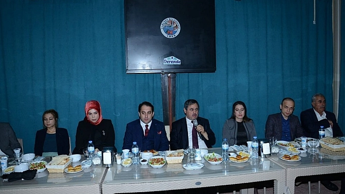 Darende Belediyesinden ilçe protokolüne iftar yemeği 