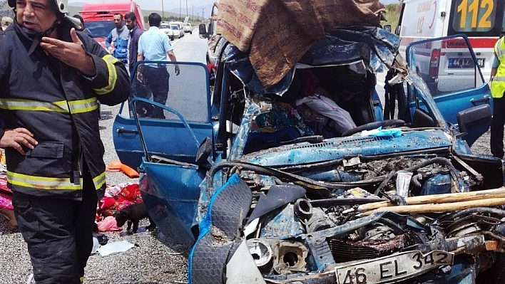 Malatya'da aşırı yağış kazaya neden oldu: 6 yaralı 