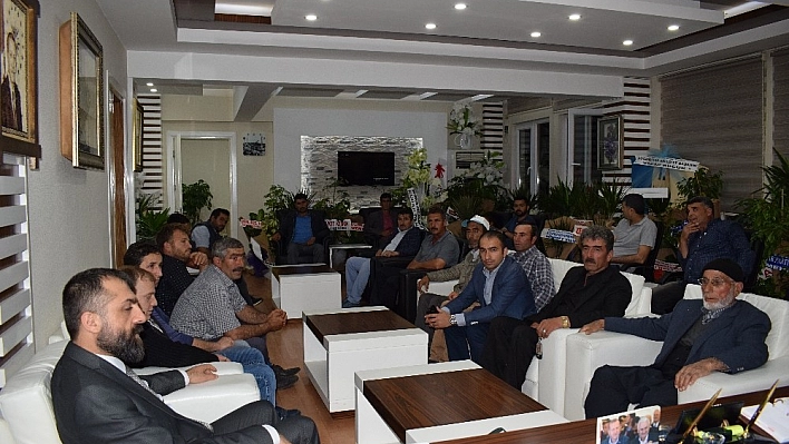 Yetiştiricilerden Koca'ya hayırlı olsun ziyareti 