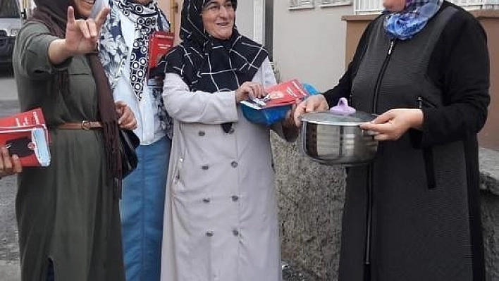 MHP'li kadınlardan yoğun seçim çalışması 