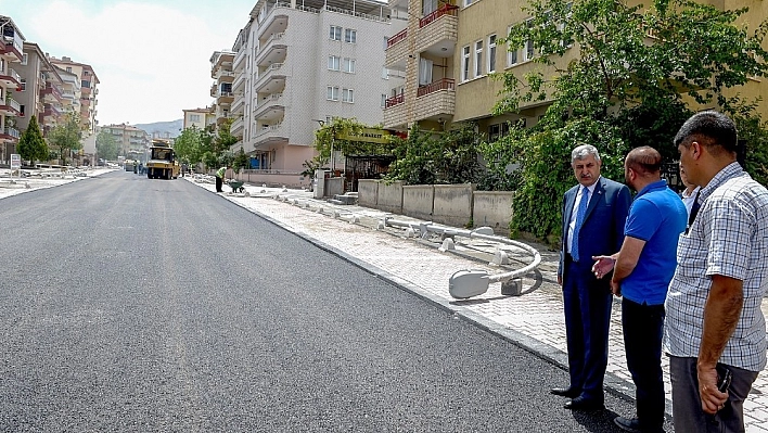 Mevlüt Aslanoğlu Caddesi asfaltlandı 