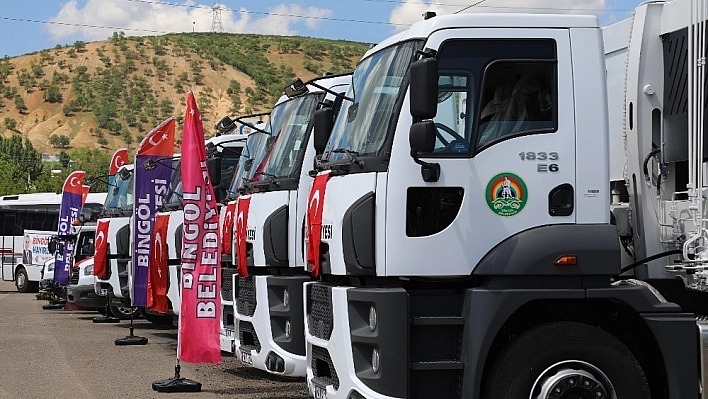 Bingöl Belediyesi araç filosunu güçlendirdi 