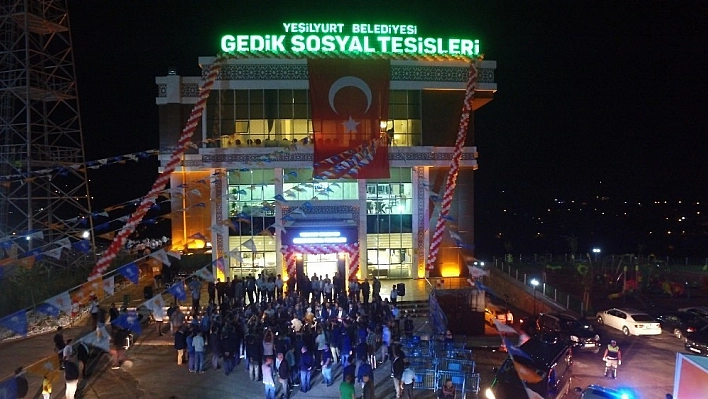 Gedik Sosyal Tesisleri Bakan Soylu'nun katılımıyla açıldı 
