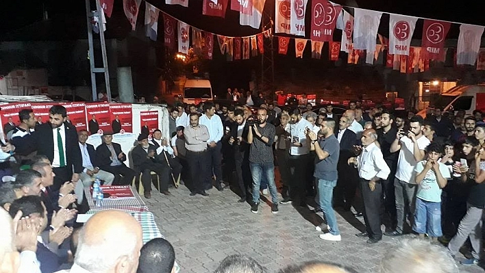MHP İl Başkanı Avşar'ın seçim gezileri 