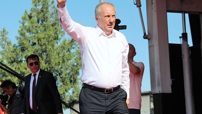 Cumhurbaşkanı Adayı Muharrem İnce Elazığ'da 