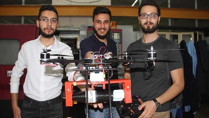 Öğrencilerden roket atan 'İHA'