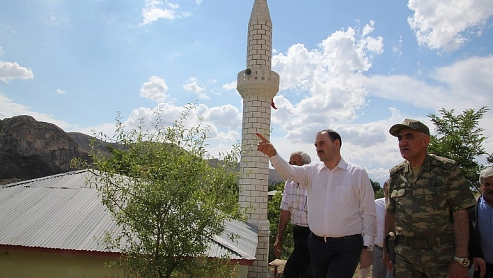 Vali Kaldırım, Keban'da incelemelerde bulundu 
