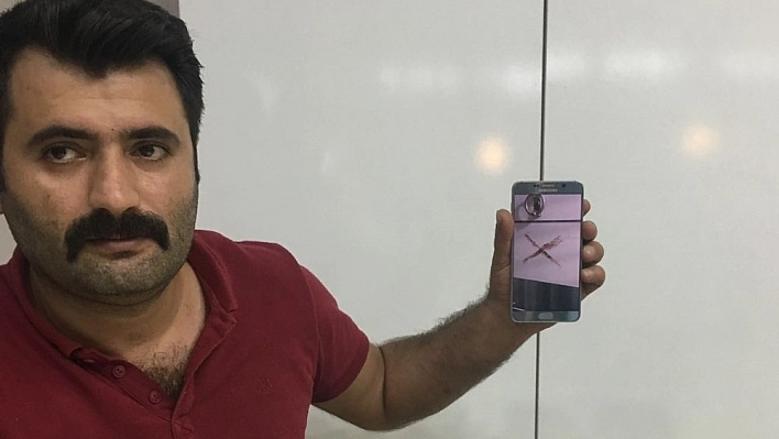 15 Temmuz gazisinin kapısını işaretleyip 2 mermi bıraktılar 