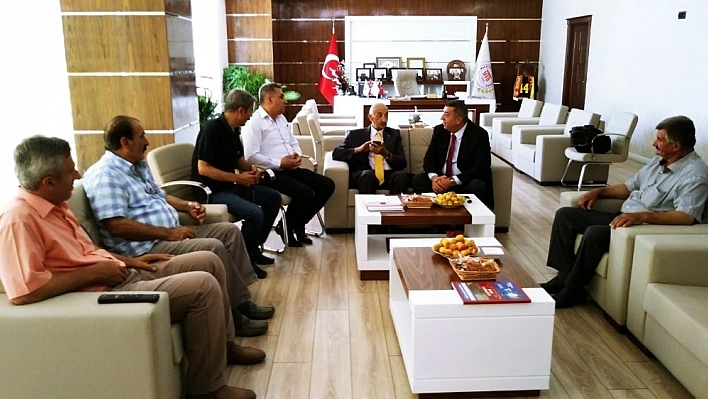 Muhtarlardan MTB'ye ziyaret 