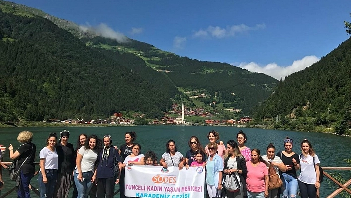 Tuncelili kadınlar, Doğu Karadeniz'i gezdi 