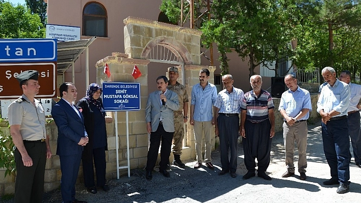 Şehidin ismi mahallesinde yaşatılacak 
