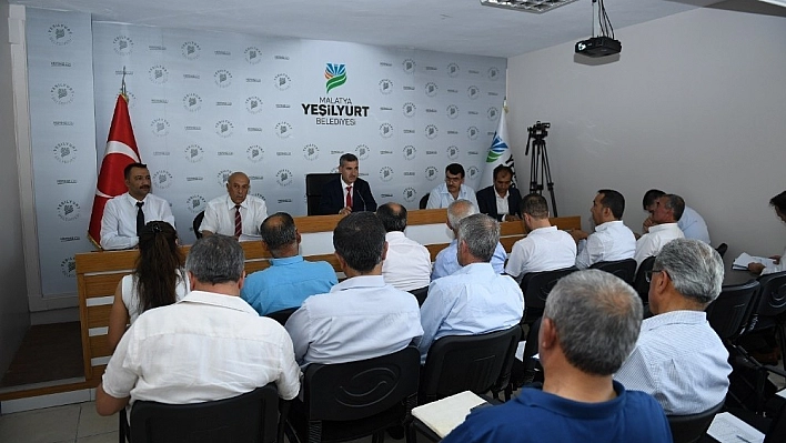 Yeşilyurt Meclisi temmuz toplantılarına başladı 