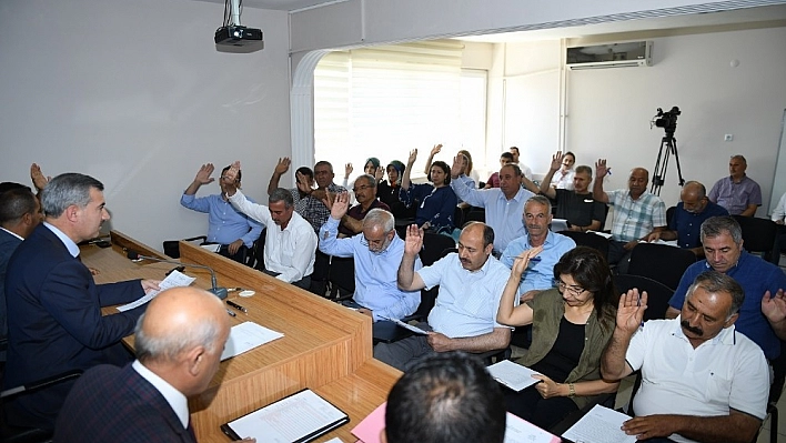 Temmuz ayı meclis toplantıları tamamladı 