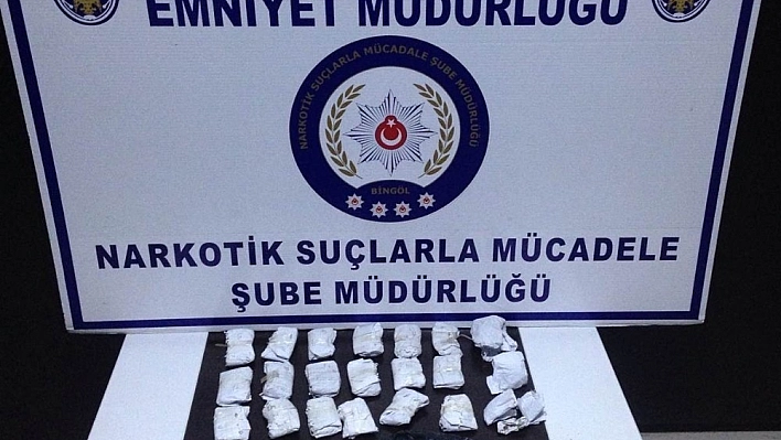 Bingöl'de uyuşturucu operasyonu 