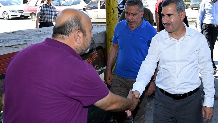 Çınar sanayi esnafıyla bir araya geldi 